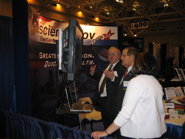 Sharon Jordan, Dr. Raymond Orbach, and Dr. Walt Warnick