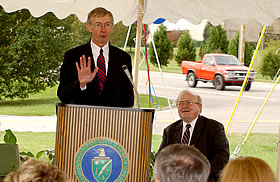 James Decker speaks at Science.gov Opening