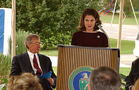 Sarah Roper speaks at Science.gov Opening